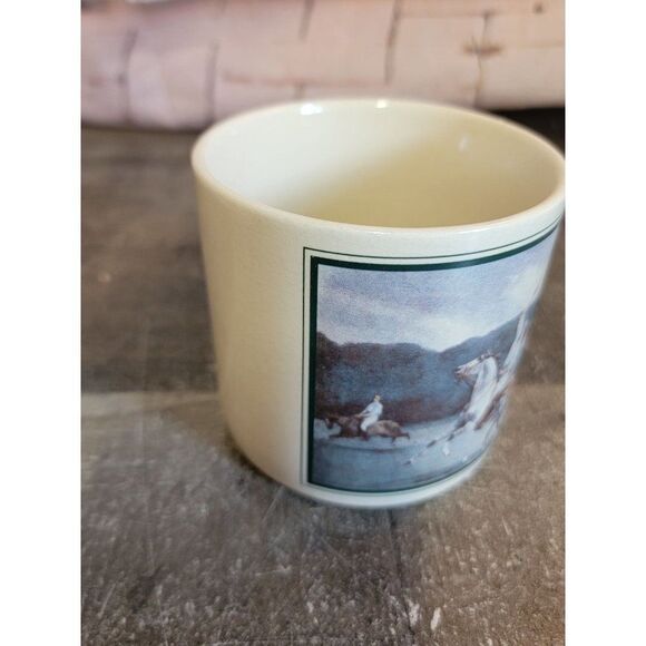 Ceramic horse Hound hunt mug cup decor - Picture 3 of 6